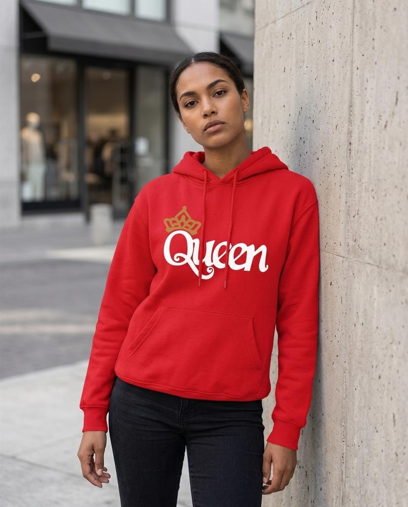 Statement Street - Carun | Bedruckter Baumwoll Hoodie Damen