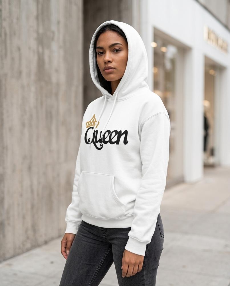 Statement Street - Carun | Bedruckter Baumwoll Hoodie Damen