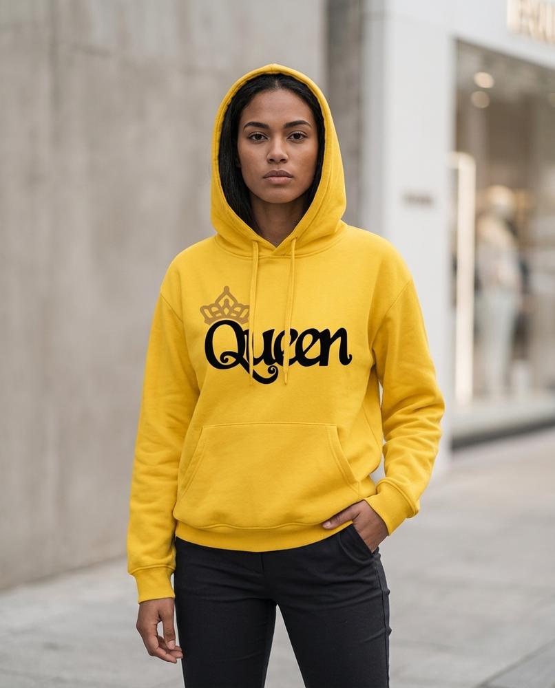 Statement Street - Carun | Bedruckter Baumwoll Hoodie Damen