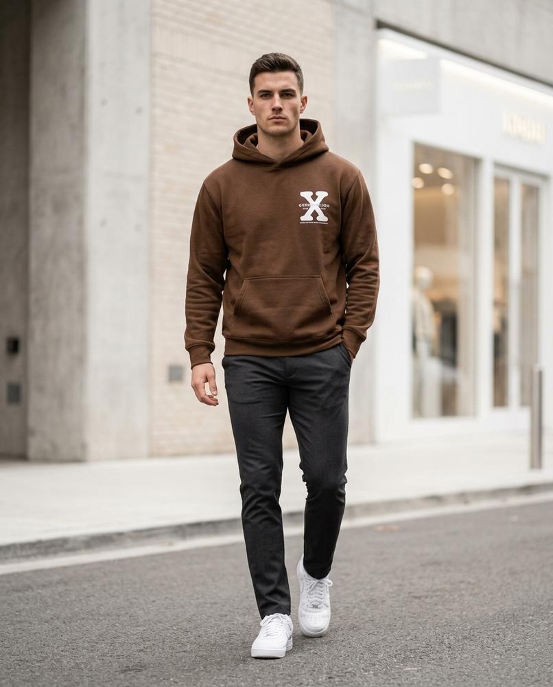 Statement Street - Kuted | Bedruckter Langärmliger Hoodie Unisex