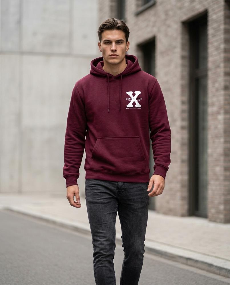 Statement Street - Zafod | Langärmlig Bedruckt Hoodie Unisex
