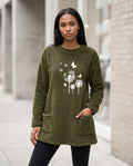 Statement Street - Rupok | Plüschig Langärmlig Tunika Damen