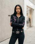 Statement Street - Curik | Gerippt Bestickt Hoodie Damen