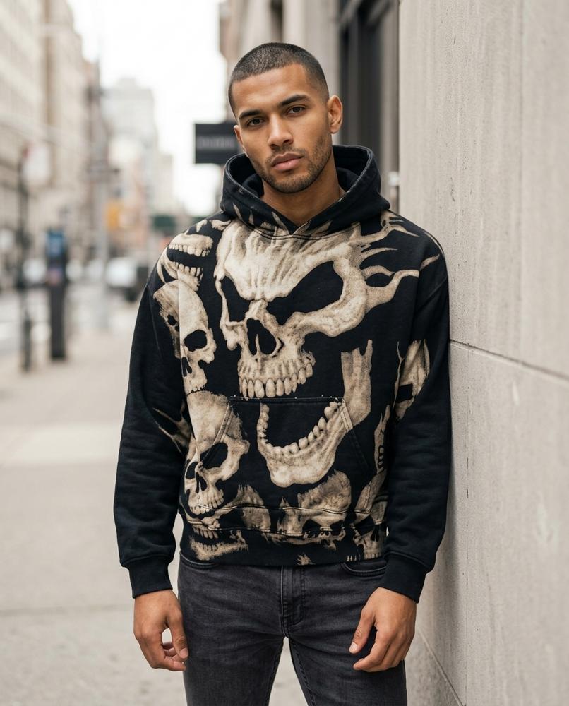 Statement Street - Vubad | Grafisch Bedruckt Hoodie Unisex