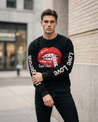 Statement Street - Tolen | Bestickt Gerippt Sweatshirt Unisex