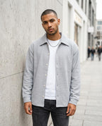 Statement Street - Kitov | Langärmliges Strukturiertes Shirt Herren