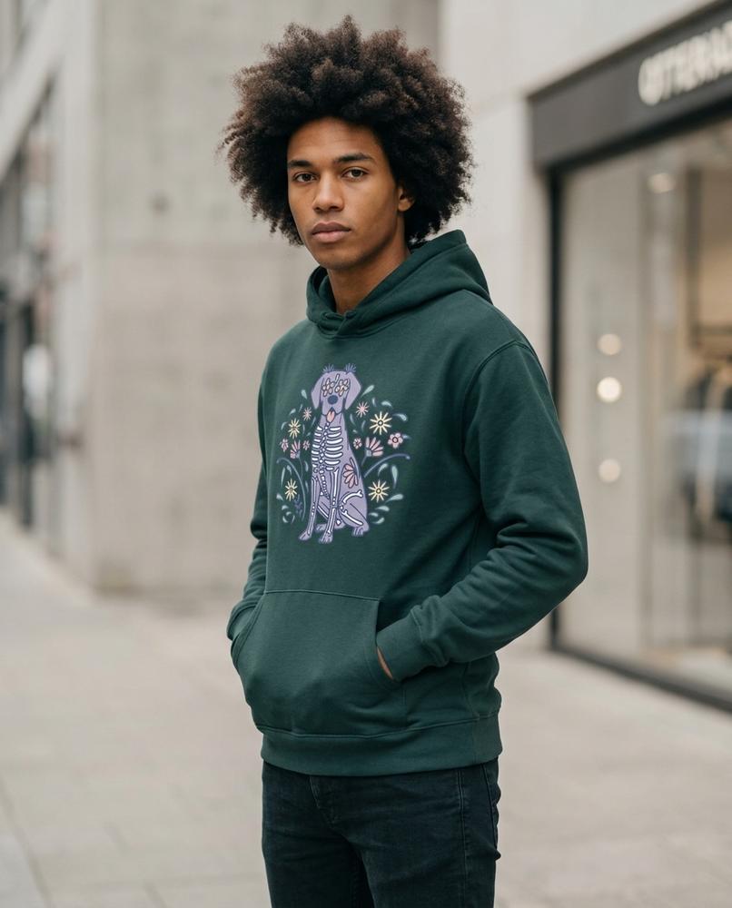 Statement Street - Tibir | Langärmliger Bedruckter Hoodie Unisex