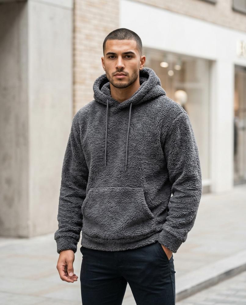 Statement Street - Dasal | Plüschig Weit Geschnittener Hoodie Unisex
