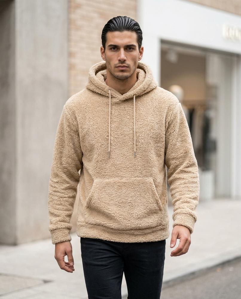 Statement Street - Dasal | Plüschig Weit Geschnittener Hoodie Unisex