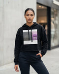 Statement Street - Lusar | Kurzgeschnitten Bedruckt Hoodie Damen