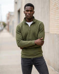 Statement Street - Muvom | Gesteppt Strukturiert Pullover Herren