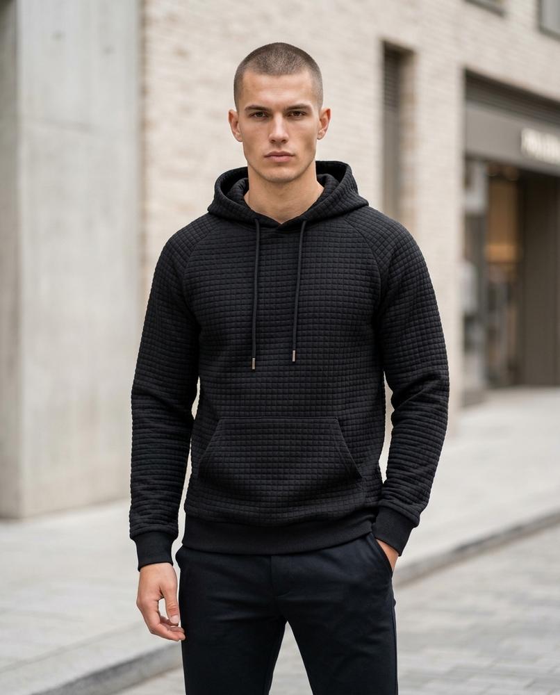 Statement Street - Aovur | Gesteppter Langärmliger Hoodie Herren