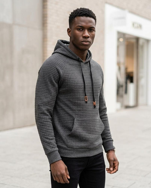 Statement Street - Aovur | Gesteppter Langärmliger Hoodie Herren