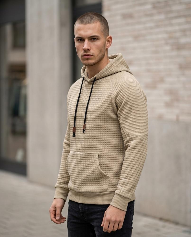 Statement Street - Aovur | Gesteppter Langärmliger Hoodie Herren