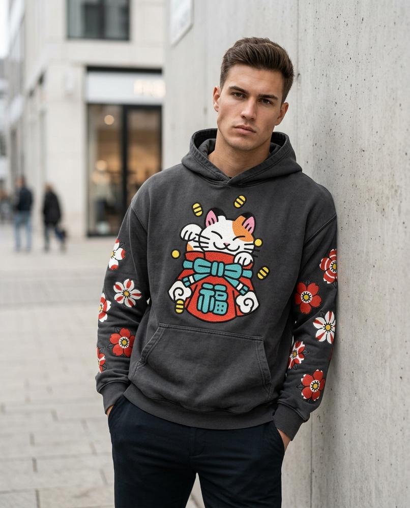 Statement Street - Zegov | Bedruckter Gewaschener Hoodie Unisex