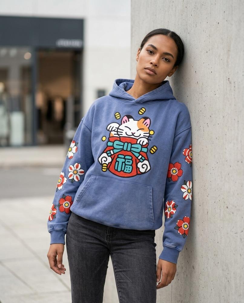 Statement Street - Zegov | Bedruckter Gewaschener Hoodie Unisex