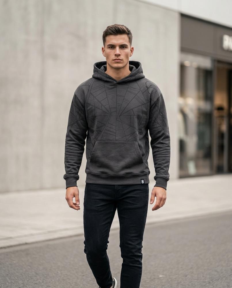Statement Street - Yuvok | Bedruckter Langärmliger Hoodie Unisex