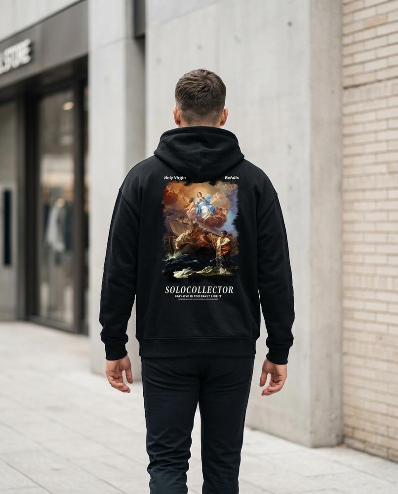 Statement Street - Divek | Bedruckter Oversized Hoodie Unisex