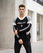 Statement Street - Vuwum | V-ausgeschnittener Gestrickter Pullover Unisex