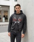 Statement Street - Dabol | Bedruckter Verwaschener Hoodie Unisex