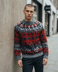 Statement Street - Kukok | Gemusterter Wolliger Pullover Herren