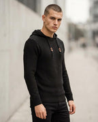 Statement Street - Dedot | Strukturiert Gestrickt Hoodie Herren