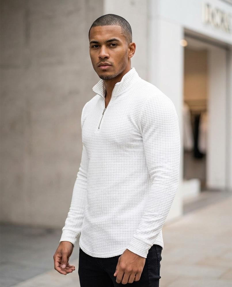 Statement Street - Eihal | Strukturiert Langärmlig Pullover Herren