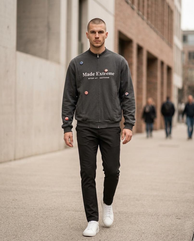 Statement Street - Rihus | Bedruckte Baumwoll Jacke Unisex
