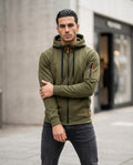 Statement Street - Kedin | Gefütterter Reißverschluss Hoodie Herren