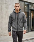 Statement Street - Kedin | Gefütterter Reißverschluss Hoodie Herren