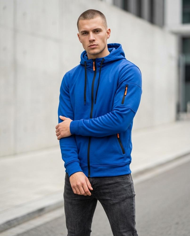 Statement Street - Kedin | Gefütterter Reißverschluss Hoodie Herren