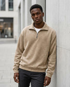 Statement Street - Cadur | Hochschließend Gewaschen Sweatshirt Herren