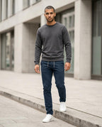 Statement Street - Cadur | Hochschließend Gewaschen Sweatshirt Herren