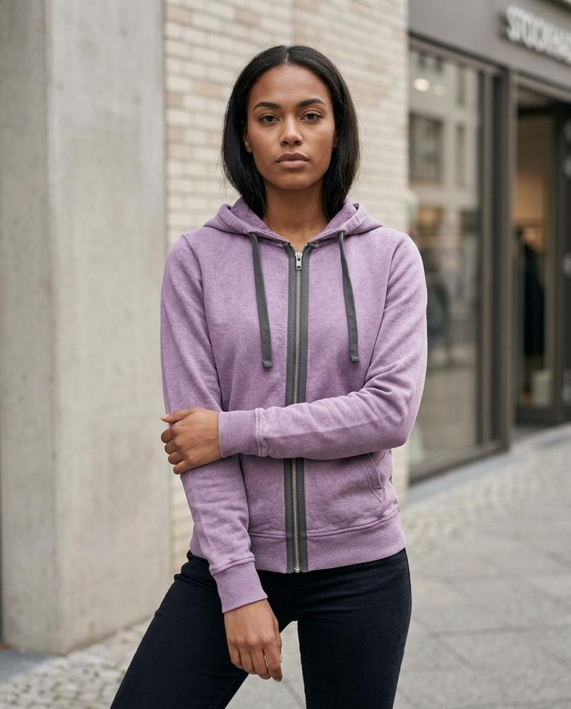 Statement Street - Cadur | Hochschließend Gewaschen Sweatshirt Herren