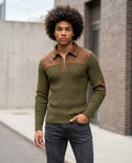 Statement Street - Yozor | Gerippt Appliziert Pullover Herren