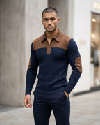 Statement Street - Yozor | Gerippt Appliziert Pullover Herren