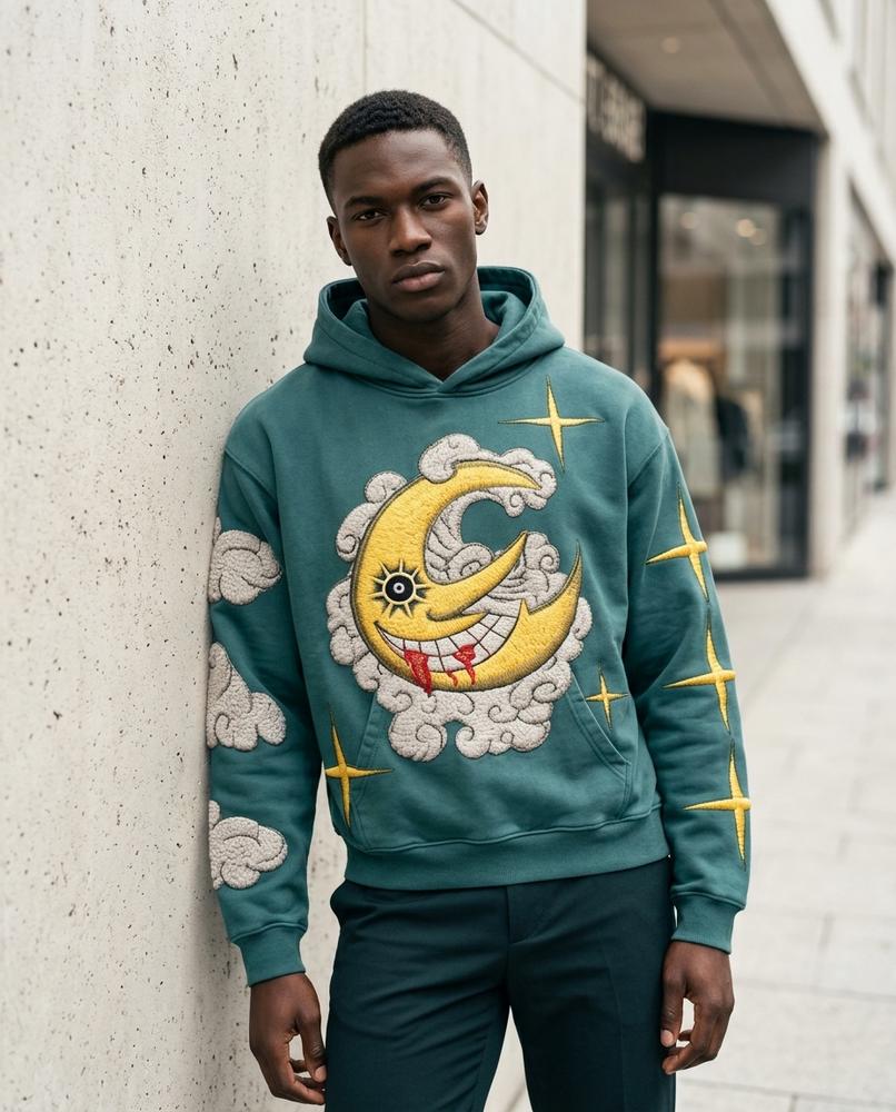 Statement Street - Cower | Bestickter Sweat Hoodie Unisex