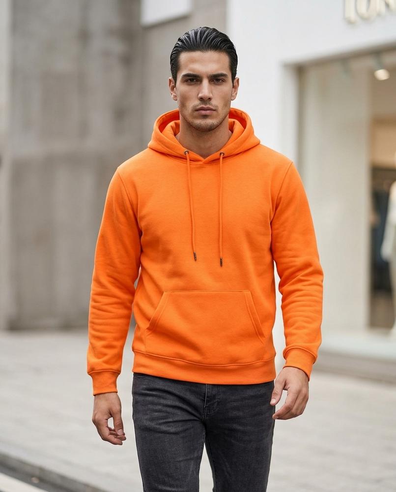 Statement Street - Yaged | Langärmliger Unifarbener Hoodie Unisex