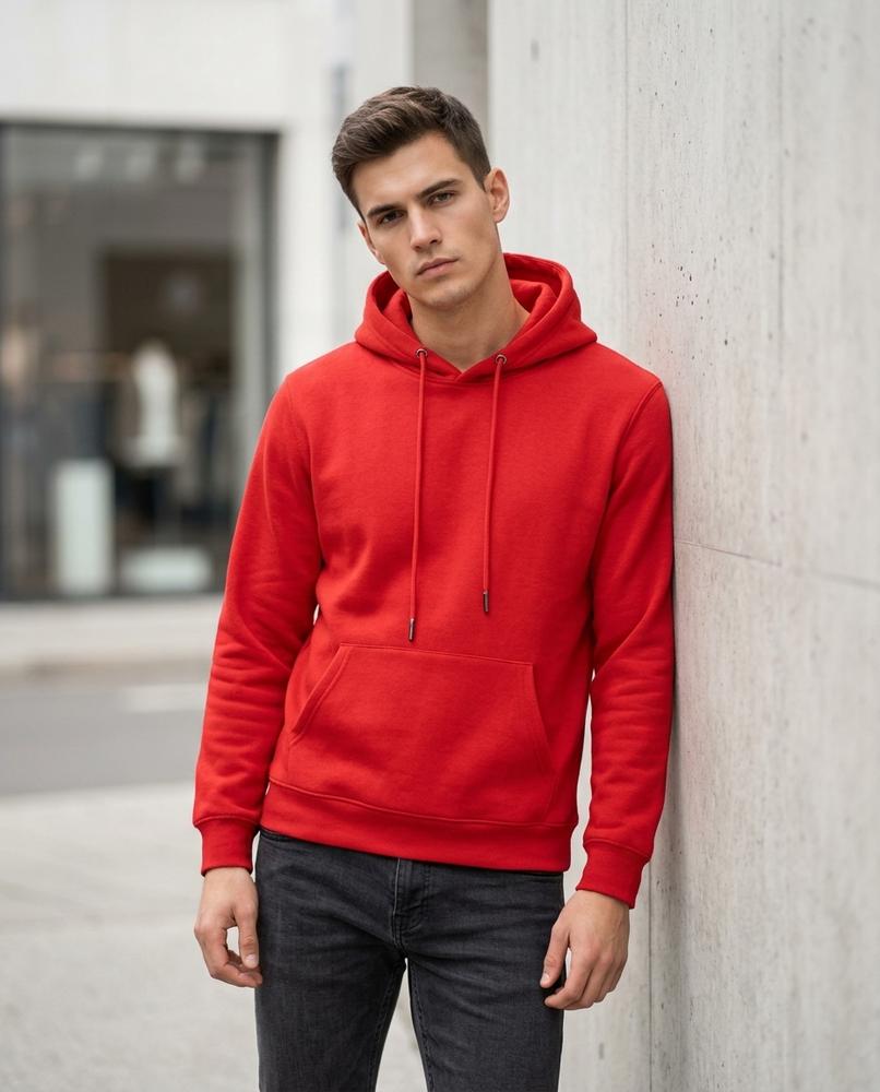 Statement Street - Yaged | Langärmliger Unifarbener Hoodie Unisex