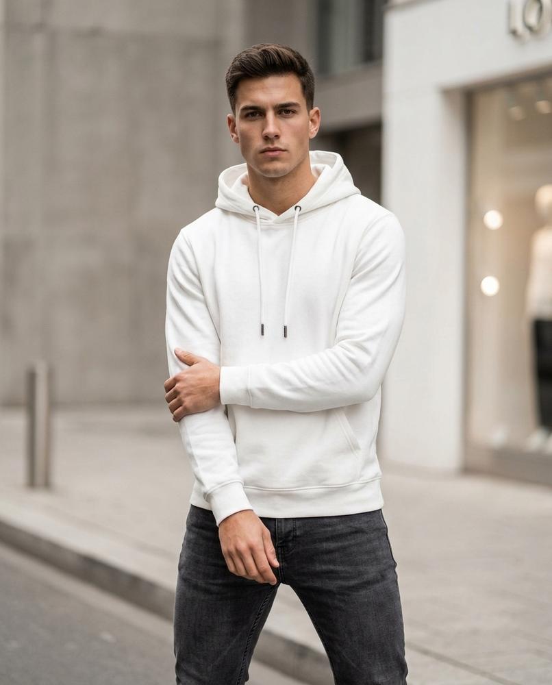 Statement Street - Yaged | Langärmliger Unifarbener Hoodie Unisex