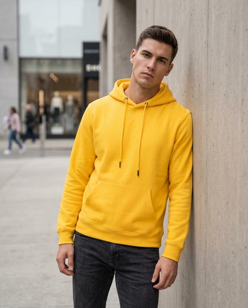 Statement Street - Yaged | Langärmliger Unifarbener Hoodie Unisex