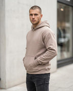 Statement Street - Munam | Unifarbener Schwerer Hoodie Herren