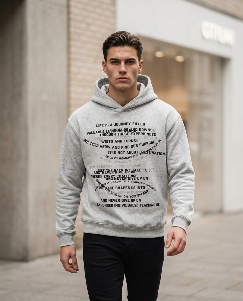 Statement Street - Dasiv | Bedruckter Langärmliger Hoodie Unisex