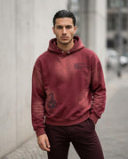 Statement Street - Rohar | Gewaschen Bedruckt Hoodie Unisex