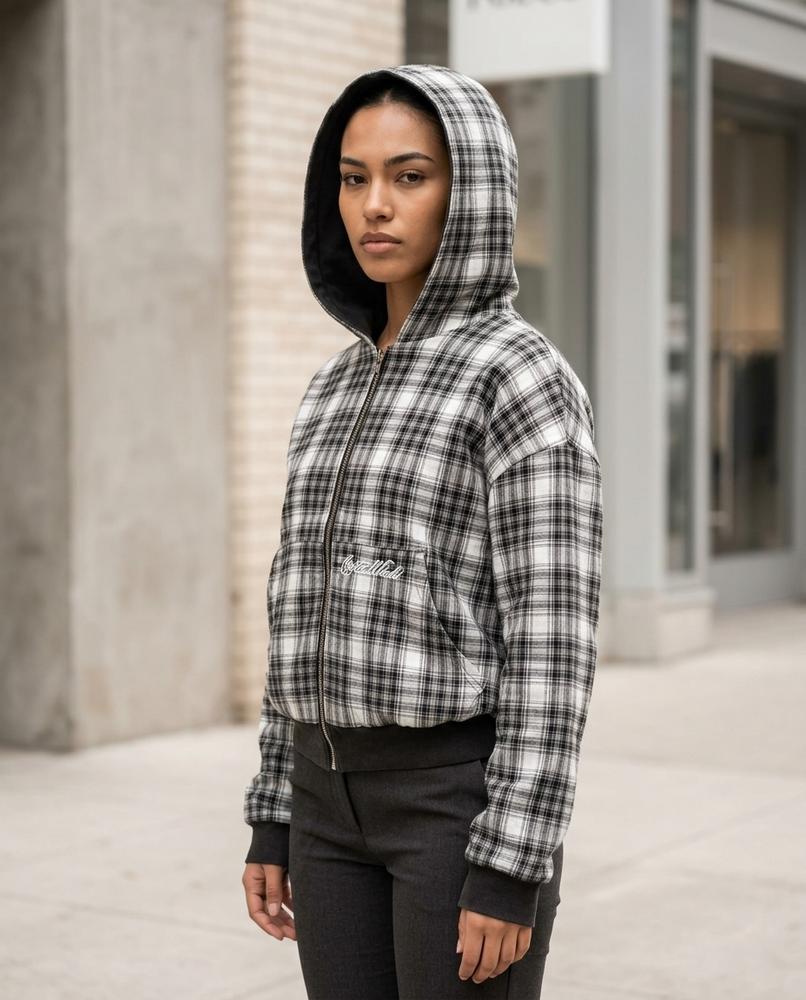 Statement Street - Rasus | Kariert Gefüttert Hoodie Unisex