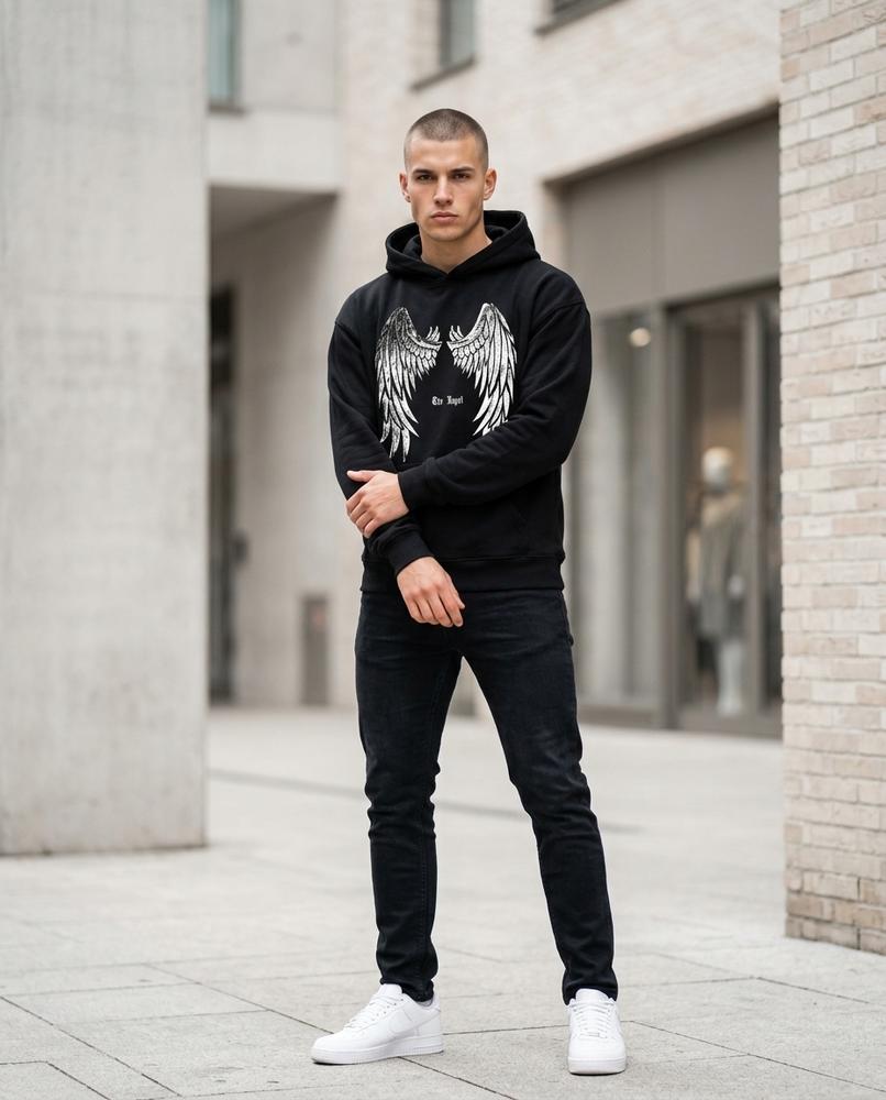 Statement Street - Ranon | Bedruckt Langärmlig Hoodie Unisex