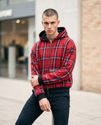 Statement Street - Rasus | Kariert Gefüttert Hoodie Unisex