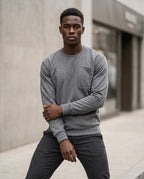 Statement Street - Sosul | Zweigeteiltes Strukturiertes Sweatshirt Herren