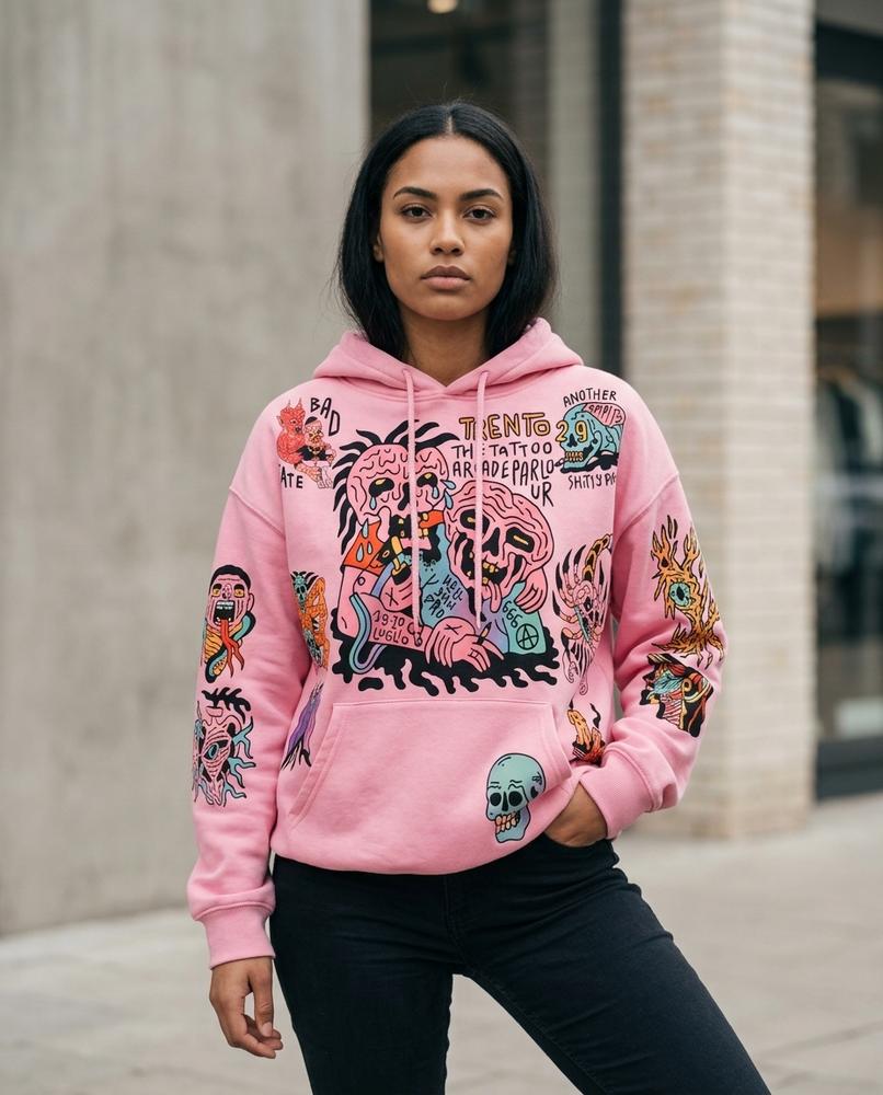 Statement Street - Yuhil | Bedruckt Locker Hoodie Unisex