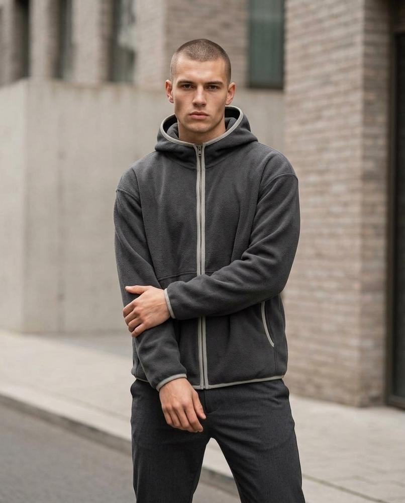 Statement Street - Yetil | Reißverschluss Fleece Jacke Unisex